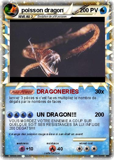 Pokemon poisson dragon
