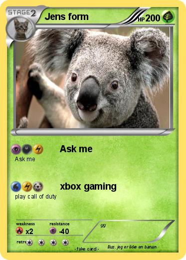 Pokemon Jens form