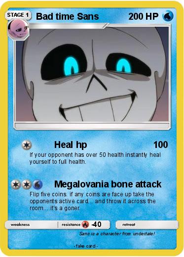 Pokemon Bad time Sans