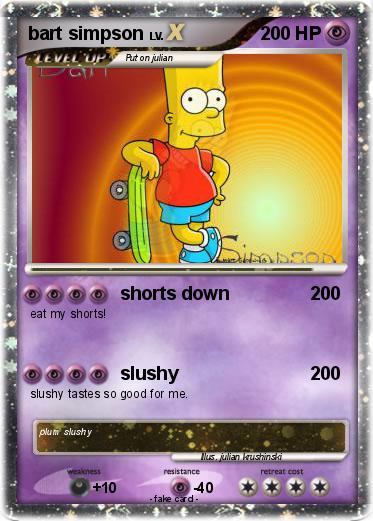 Pokemon bart simpson
