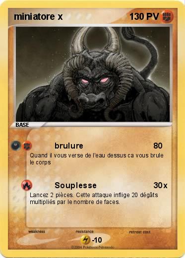 Pokemon miniatore x 