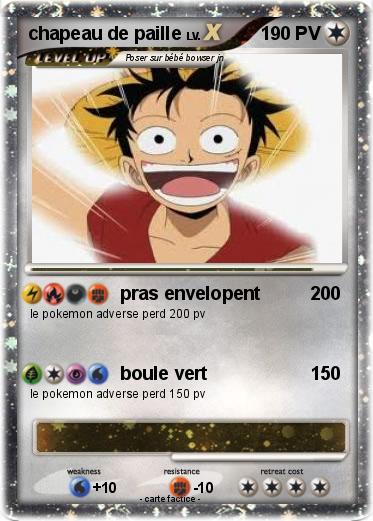 Pokemon chapeau de paille