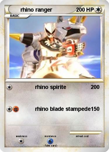 Pokemon rhino ranger