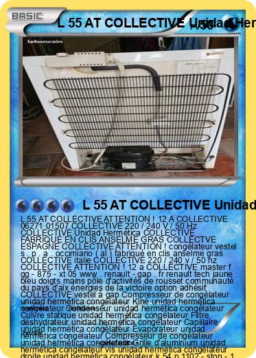 Pokemon L 55 AT COLLECTIVE Unidad Hermética