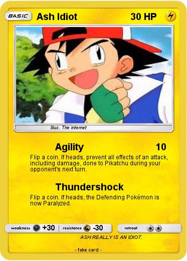 Pokemon Ash Idiot