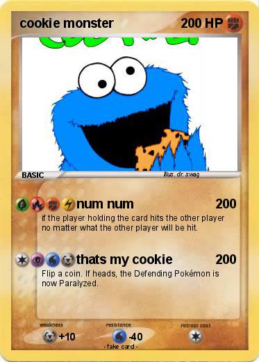 Pokemon cookie monster