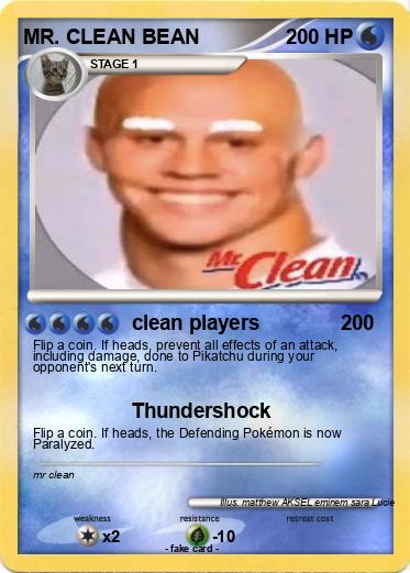Pokemon MR. CLEAN BEAN