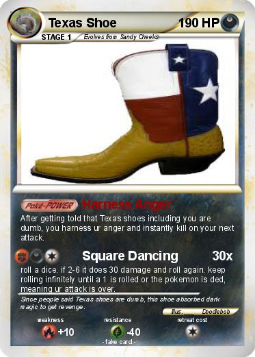 Pokemon Texas Shoe