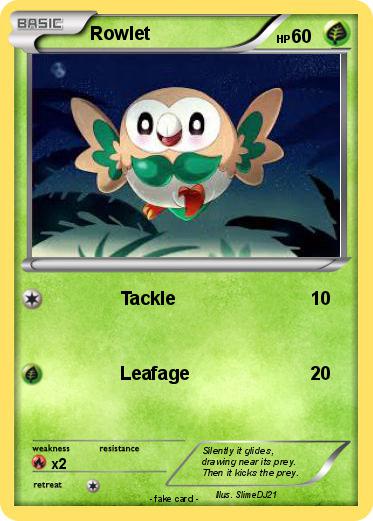 Pokemon Rowlet