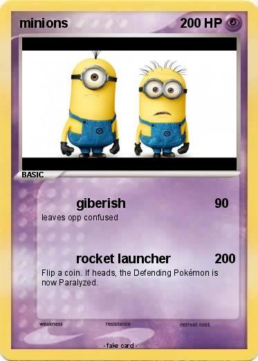 Pokemon minions