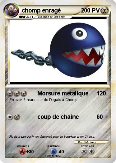 Pokemon chomp enragé