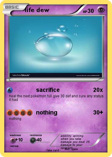 Pokemon life dew