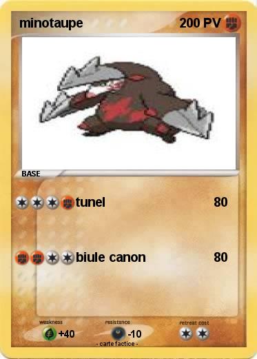 Pokemon minotaupe