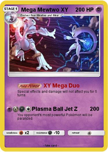 Pokemon Mega Mewtwo XY