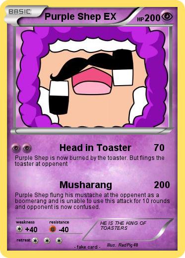 Pokemon Purple Shep EX