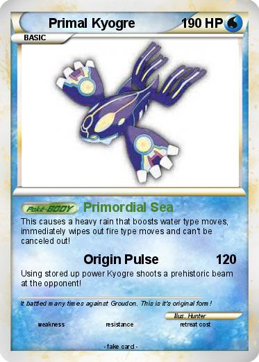 Pokemon Primal Kyogre