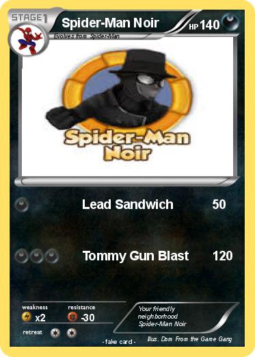 Pokemon Spider-Man Noir