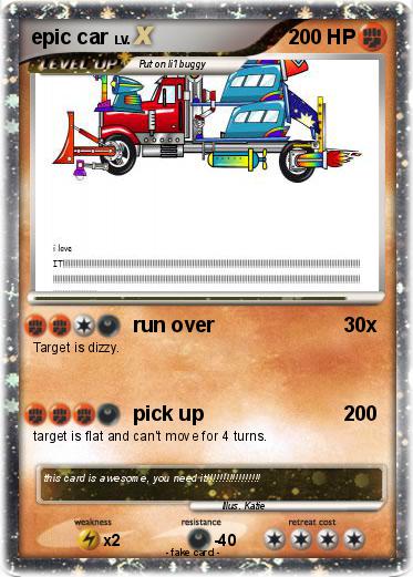 Pokemon epic car