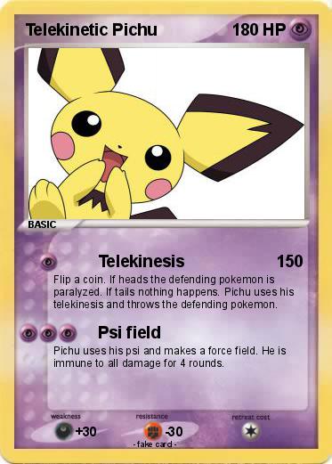 Pokemon Telekinetic Pichu