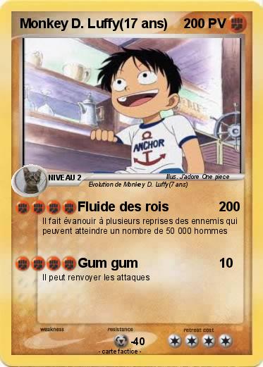 Pokemon Monkey D. Luffy(17 ans)