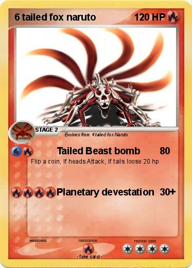Pokemon 6 tailed fox naruto