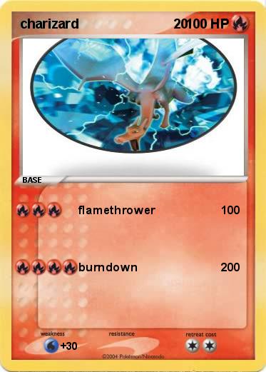 Pokemon charizard                          20