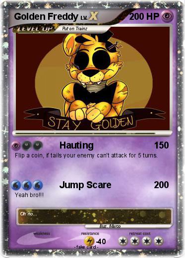 Pokemon Golden Freddy