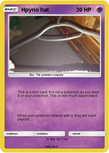 Pokemon Hpyno hat