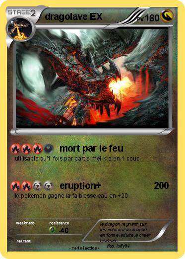Pokemon dragolave EX