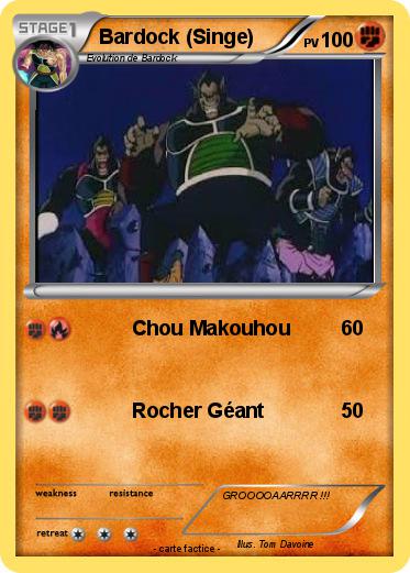 Pokemon Bardock (Singe)