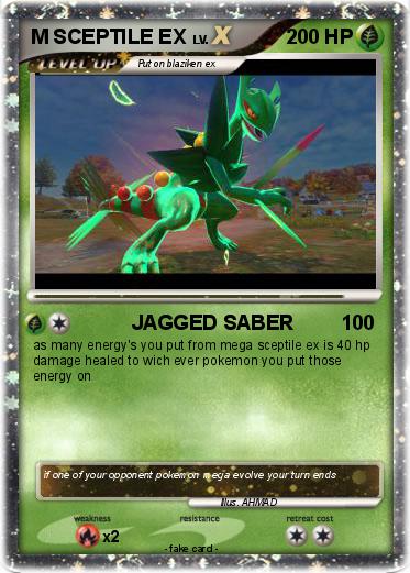 Pokemon M SCEPTILE EX