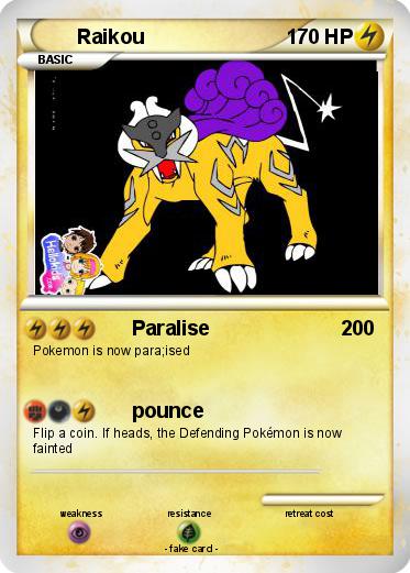 Pokemon Raikou