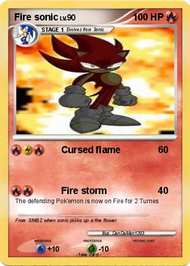 Pokemon Fire sonic