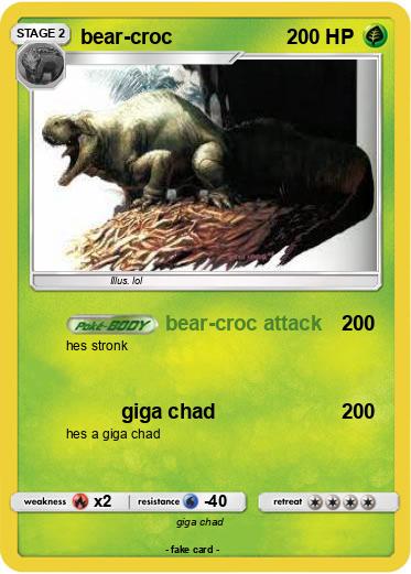 Pokemon bear-croc