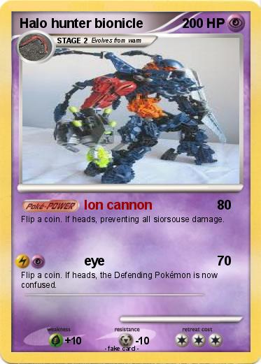 Pokemon Halo hunter bionicle