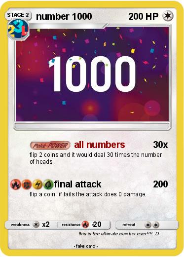 Pokemon number 1000