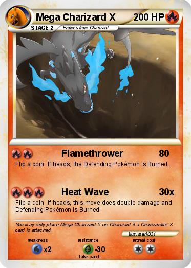 Pokemon Mega Charizard X