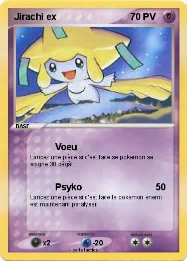 Pokemon Jirachi ex
