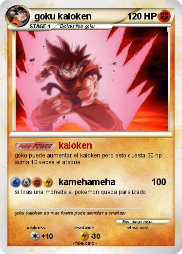 Pokemon goku kaioken