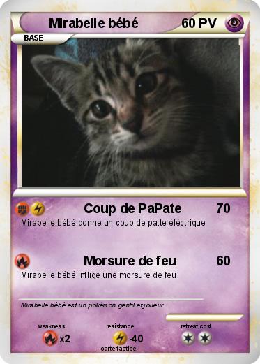 Pokemon Mirabelle bébé