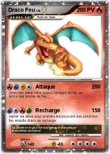 Pokemon Draco Feu