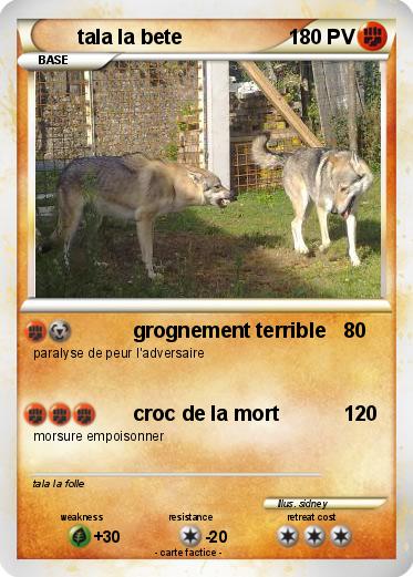 Pokemon tala la bete