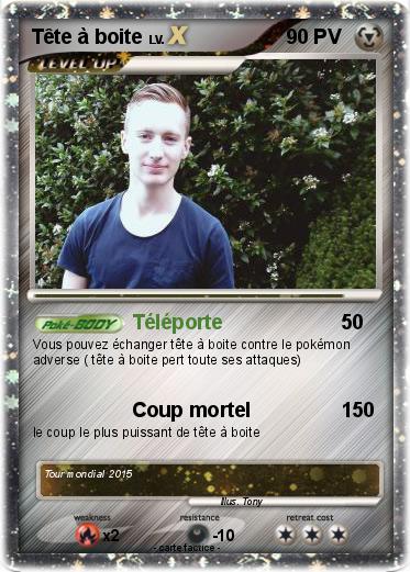 Pokemon Tête à boite