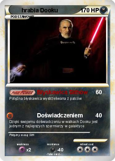 Pokemon hrabia Dooku