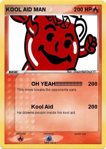 Pokemon KOOL AID MAN