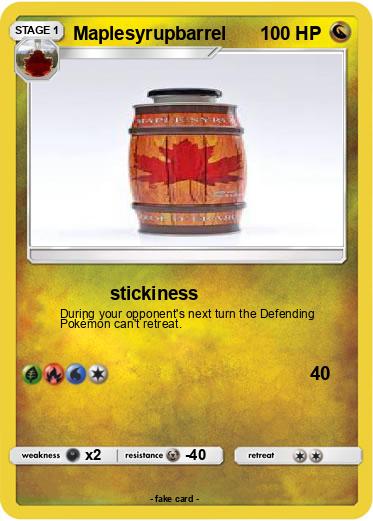 Pokemon Maplesyrupbarrel