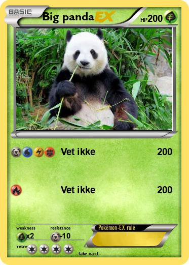 Pokemon Big panda