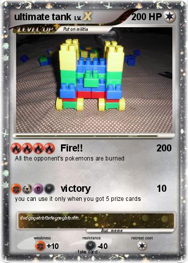 Pokemon ultimate tank