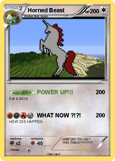 Pokemon Horned Beast