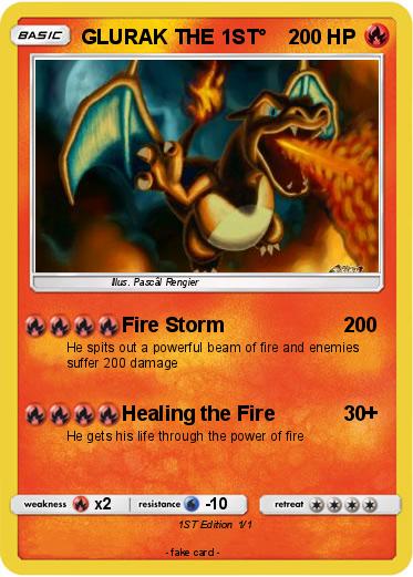 Pokemon GLURAK THE 1ST°